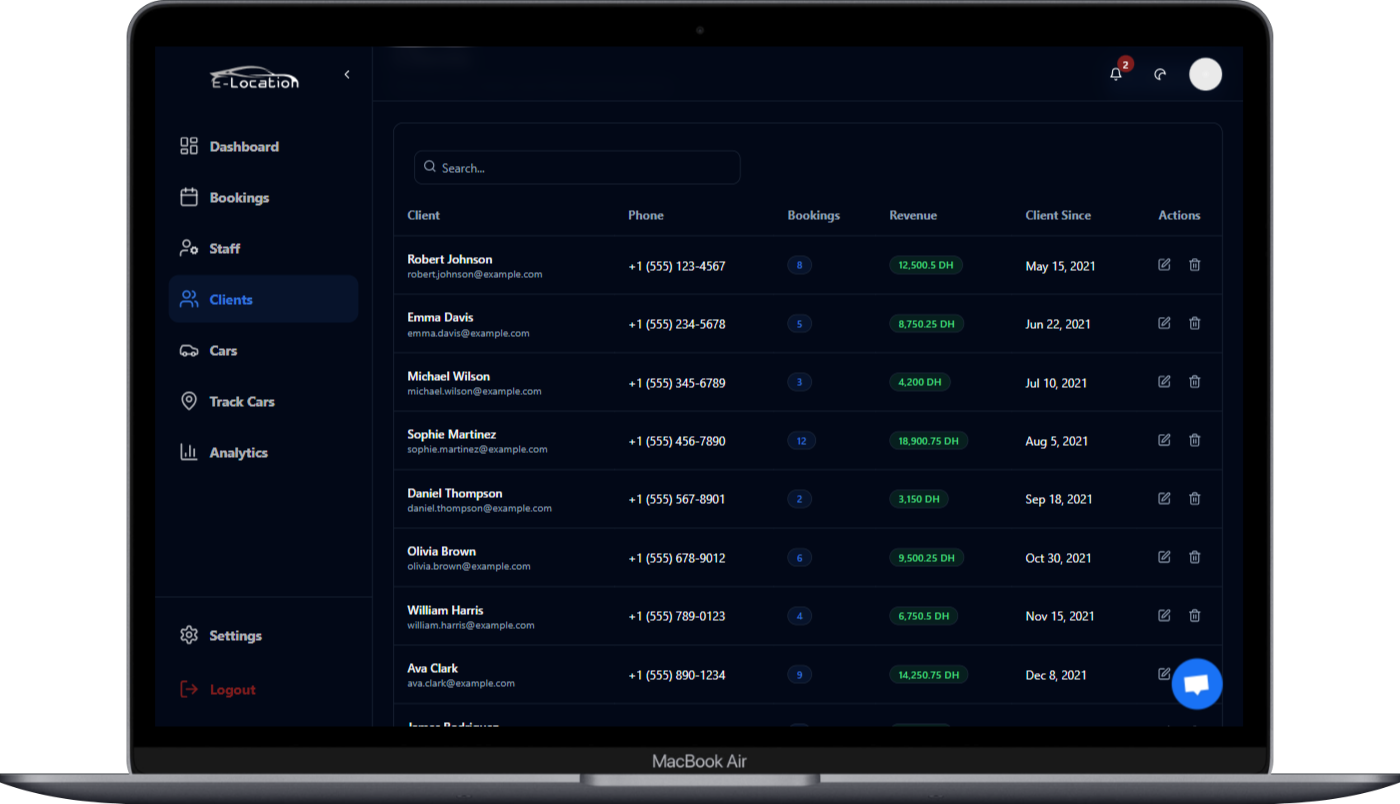 Smart Booking Management System - Automated scheduling and customer management dashboard